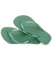 Shop Sandals/Women's Chanclets Havaianas Slim Green