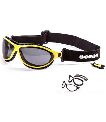 Gafas de Sol Sport - Ocean Tierra de Fuego Shiny Yellow / Smoke amarillo Gafas de Sol