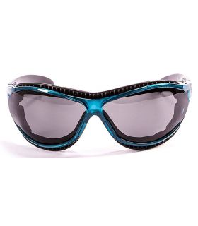 Sunglasses Sport Ocean Fire Earth Shiny Blue / Smoke