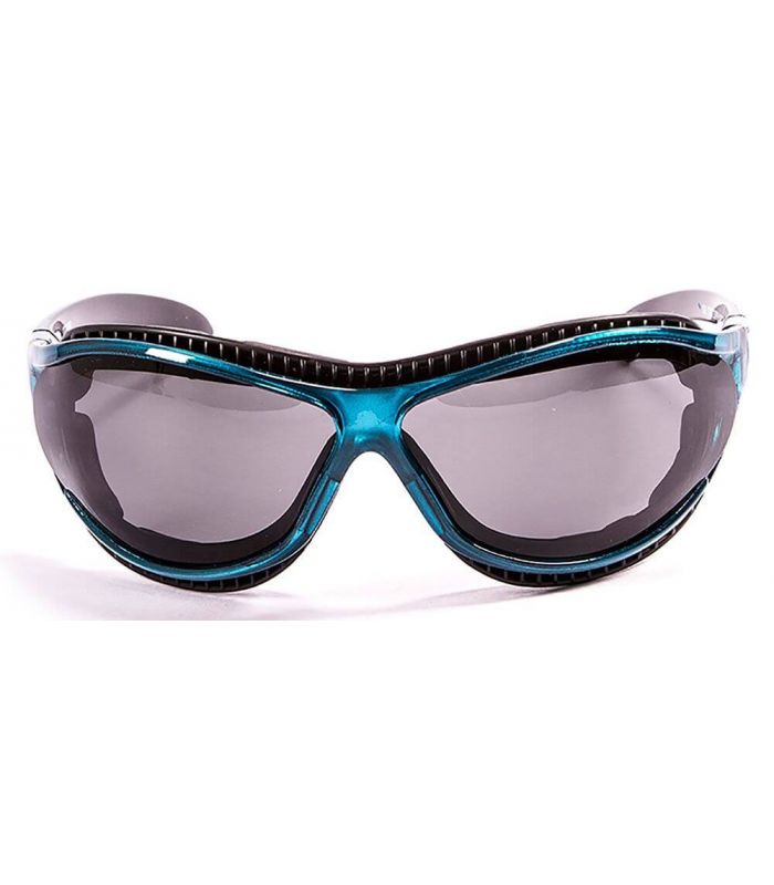 Gafas de Sol Deportivas - Ocean Tierra de Fuego Shiny Blue / Smoke azul