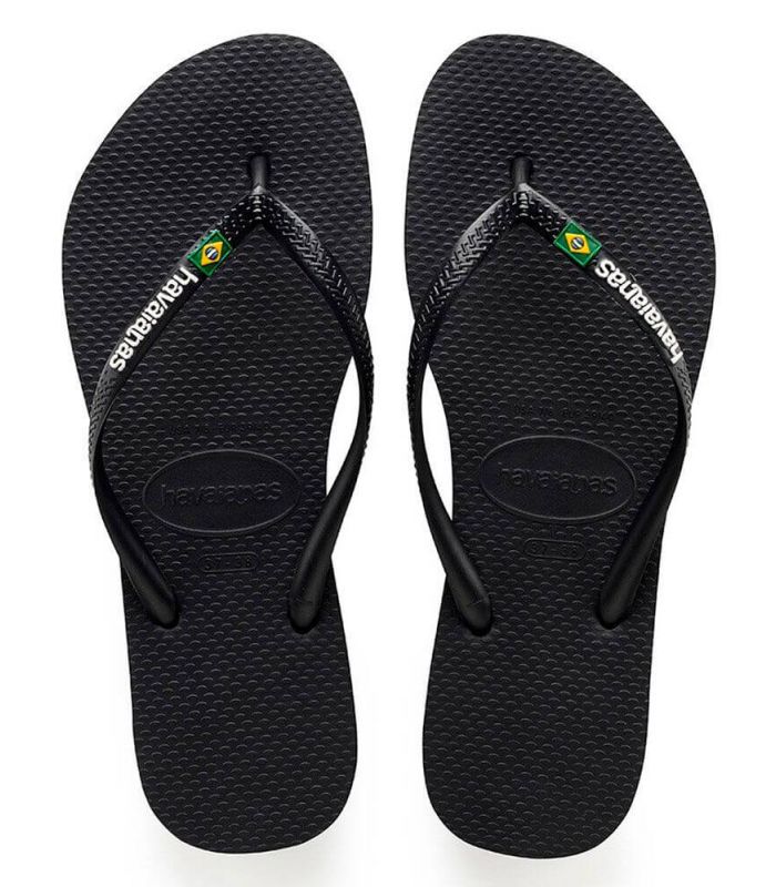 N1 Havaianas Slim Brazil Logo Negro - Zapatillas