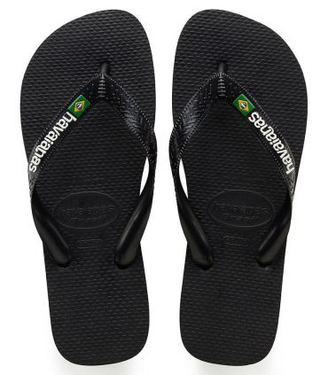Havaianas Brazil Logo Black - Shop Sandals / Flip-Flops Man