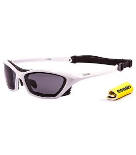 Gafas de Sol Deportivas Ocean Lake Garda Shiny White / Smoke