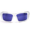 Gafas de Sol Deportivas - Ocean Aruba Shiny White / Revo Blue blanco