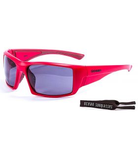 Gafas de Sol Deportivas Ocean Aruba Shiny Red / Smoke