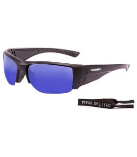 Running sunglasses Ocean Guadalupe Mate Black / Revo Blue