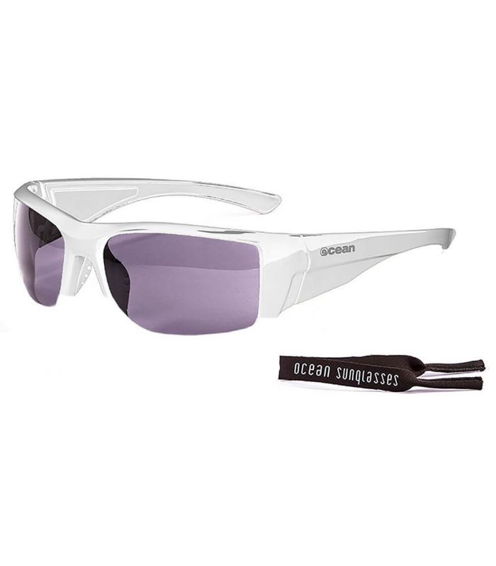 Ocean Guadalupe Shiny White / Smoke - Running sunglasses