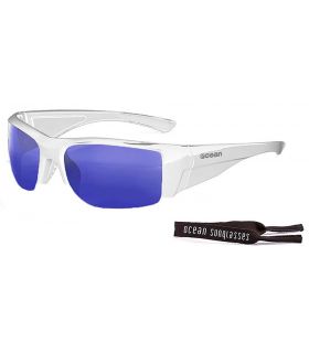 Gafas de sol Running Ocean Guadalupe Shiny White / Revo Blue