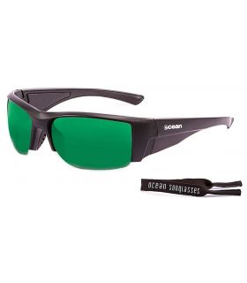 Gafas de sol Running - Ocean Guadalupe Mate Black / Revo Green negro Running