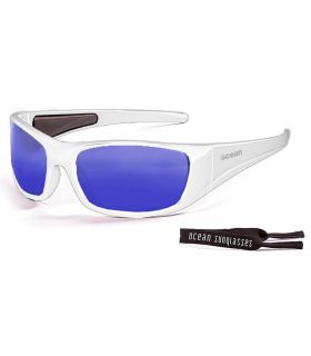 Gafas de Sol Deportivas Ocean Bermuda Shiny White / Revo Blue