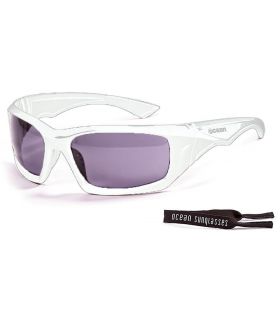 Gafas de sol Running - Ocean Antigua Shinny White / Smoke blanco