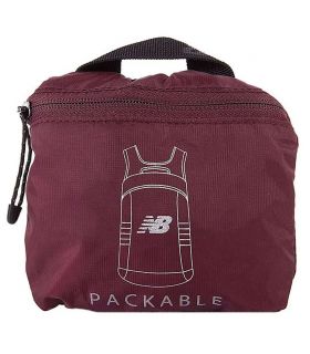 Backpacks-Bags New Balance Packable Backpack Garnet
