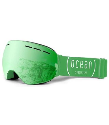 Gafas de ski y snowboard Ocean Cervino Revo Green Green con doble lente esférica fotocromática y antiniebla.