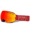 Mascaras de Esquí y Snowboard Ocean Cervino Revo Red Red