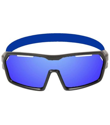Gafas de Sol Deportivas Ocean Chamaleon Shinny Black / Revo Blue