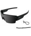 Sunglasses Sport Ocean Race Shinny Black / Smoke