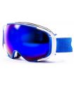 Mascaras de Esquí y Snowboard - Ocean Snowbird Blue White / Revo Blue azul