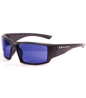 Sunglasses Sport Blueball Monaco Matte Black / Revo Blue