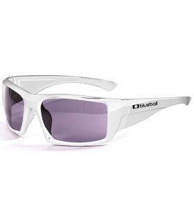 Sunglasses Sport Blueball Monaco Shiny White / Smoke