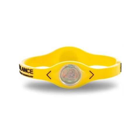 De puissance de Bracelet d'Équilibre de silicone Jaune