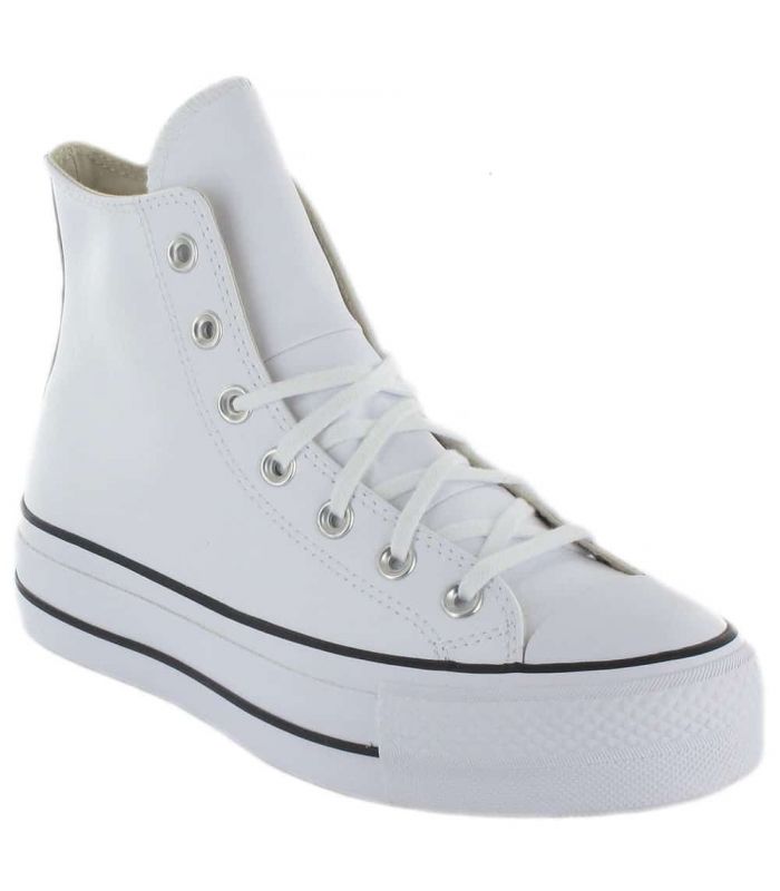 Converse Chuck Taylor All Star Lift Leather Boot White - Casual