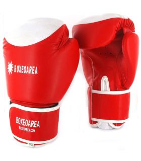 Guantes de Boxeo BoxeoArea 124 Rojo - gants de boxe