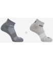 Salomon Socks Evasion 2 Pack-Grey - ➤ Pants Running