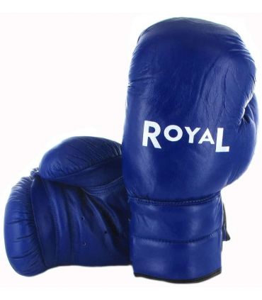 Boxing gloves Royal 1805 Blue Leather - Boxing gloves