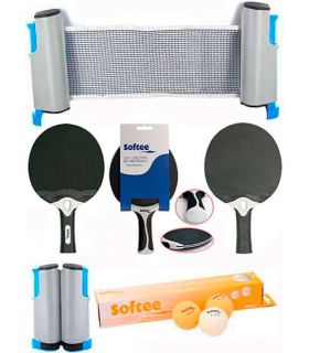 Palas Tenis Mesa Super Energy Set Ping Pong Negro