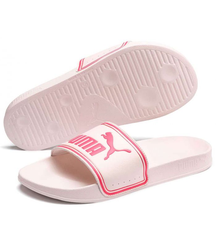 chanclas puma rosa