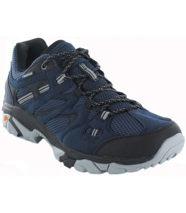 Zapatillas Trekking Hombre - Hi-Tec Ravus Vent Lite Low WP azul marino Calzado Montaña