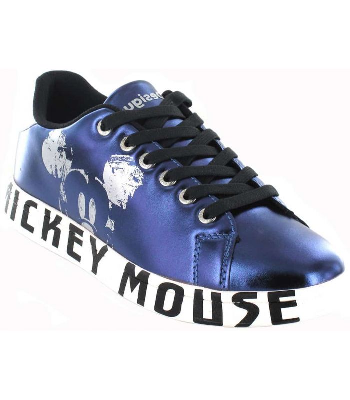 Uneven Mickey Mouse Blue - Casual Footwear Woman