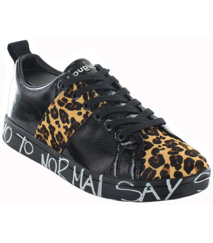 Uneven Leopard - Casual Footwear Woman