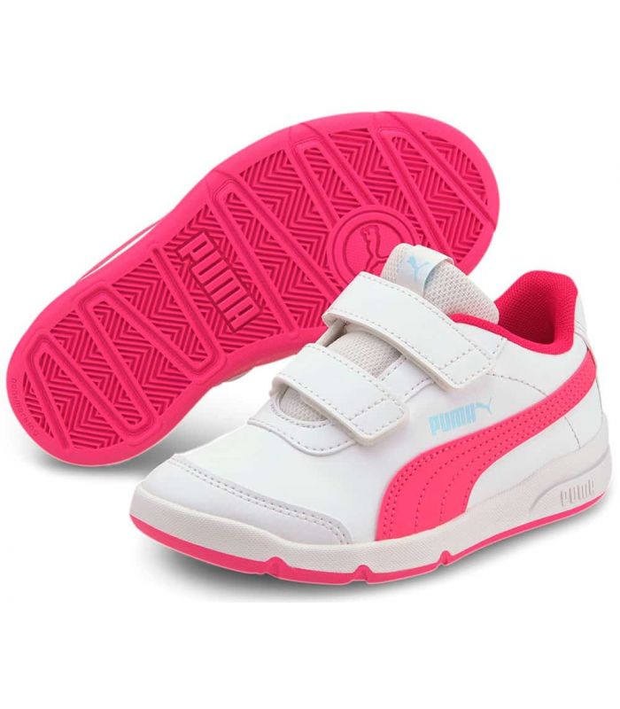 Puma Stepfleex 2 SL VE V Blanco - Junior Casual Footwear