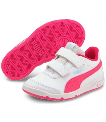 Puma Stepfleex 2 SL White - Junior Casual Footwear