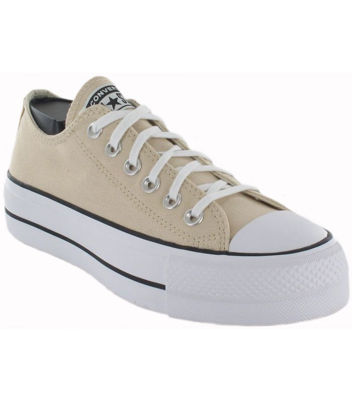 máquina Orador Tranquilidad de espíritu Converse Chuck Taylor All Star Lift Beige - Calzado Casual Mujer beige l