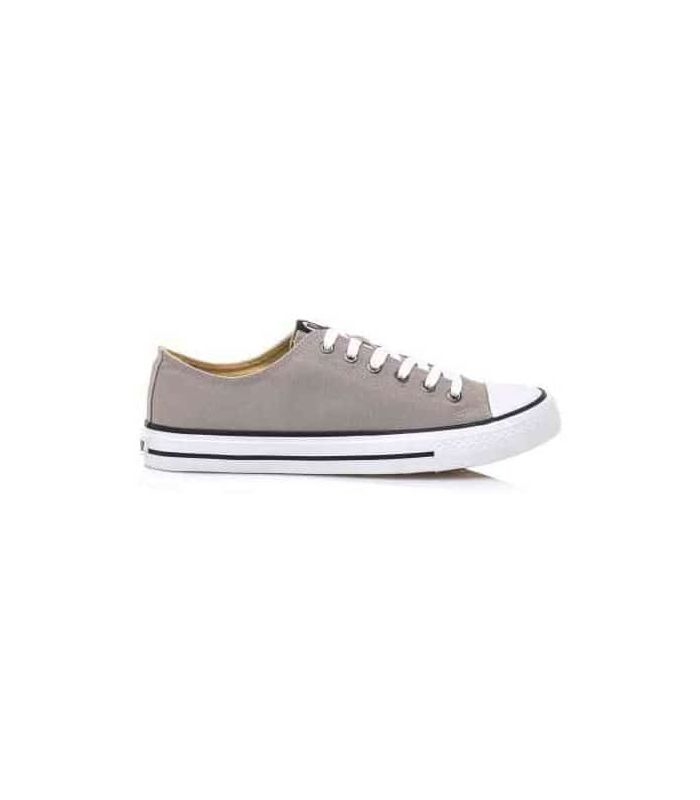 Mustang Canvas Gris - Chaussures de Casual Homme