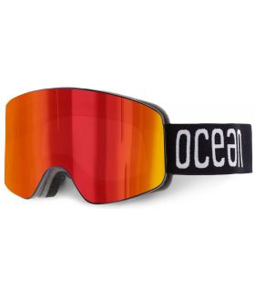 Mascaras de Esquí y Snowboard Ocean Etna Black Red Revo