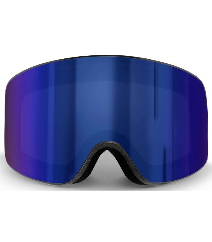 Mascaras de Esquí y Snowboard - Ocean Etna Black Blue Revo negro