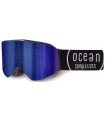 Mascaras de Esquí y Snowboard - Ocean Eira Black Revo Blue negro