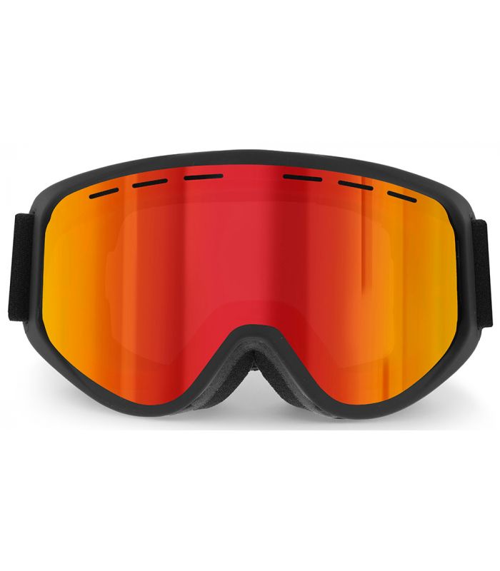Mascaras de Esquí y Snowboard - Ocean Ice Kid Black Revo Red negro