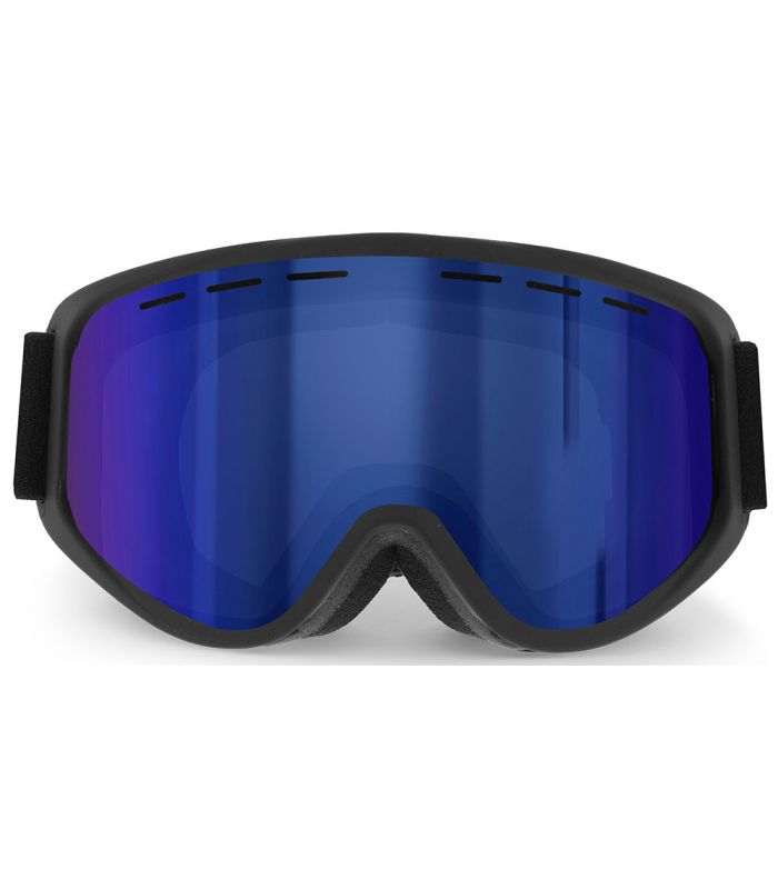 Mascaras de Esquí y Snowboard - Ocean Ice Kid Black Revo Blue negro