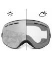 Mascaras de Esquí y Snowboard - Ocean Cervino White Fotocromatico blanco
