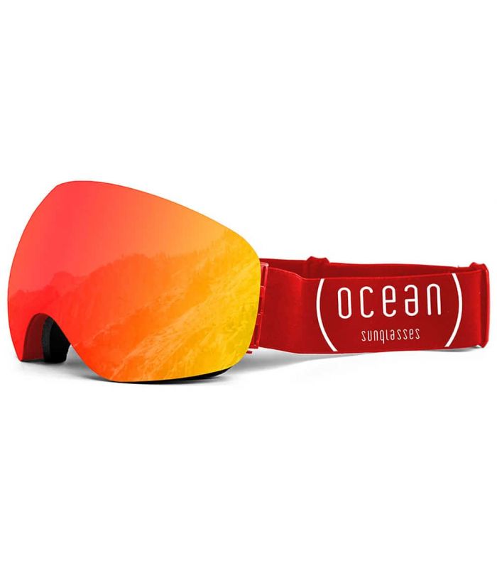 Mascaras de Esquí y Snowboard - Ocean Arlberg Red Revo Red rojo