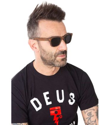 Gafas de Sol Casual Ocean Shark Wood Smoke