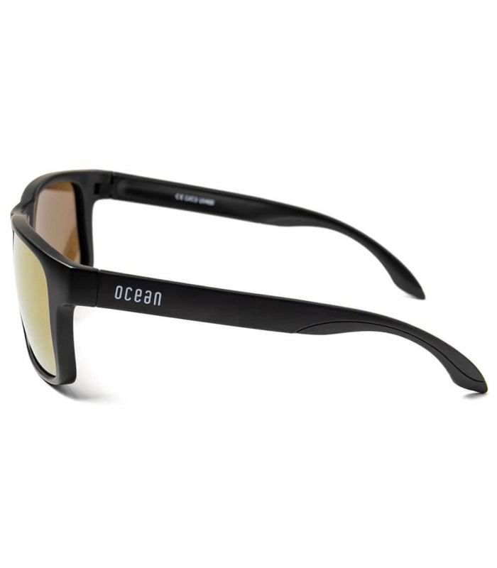 Ocean Waimea Matte Black Revo Gold - Sunglasses Casual