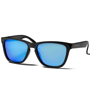 Gafas de Sol Casual - Ocean Sea Shiny Black Revo Blue negro Gafas de Sol