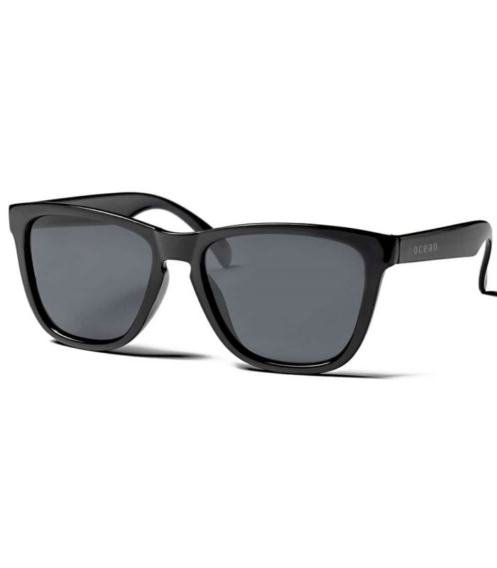 Ocean Sea Shiny Black Smoke - Sunglasses Casual