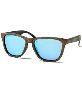 Gafas de Sol Casual - Ocean Sea Wood Revo Blue marron
