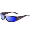 Sunglasses Sport Ocean Zodiac Shiny Black Revo Blue